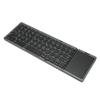 Foldable Keyboard B089T 3 Folded Touchpad Function 64 Keys Portable Type C Charging Magnetic Closure Computer Keyboard
