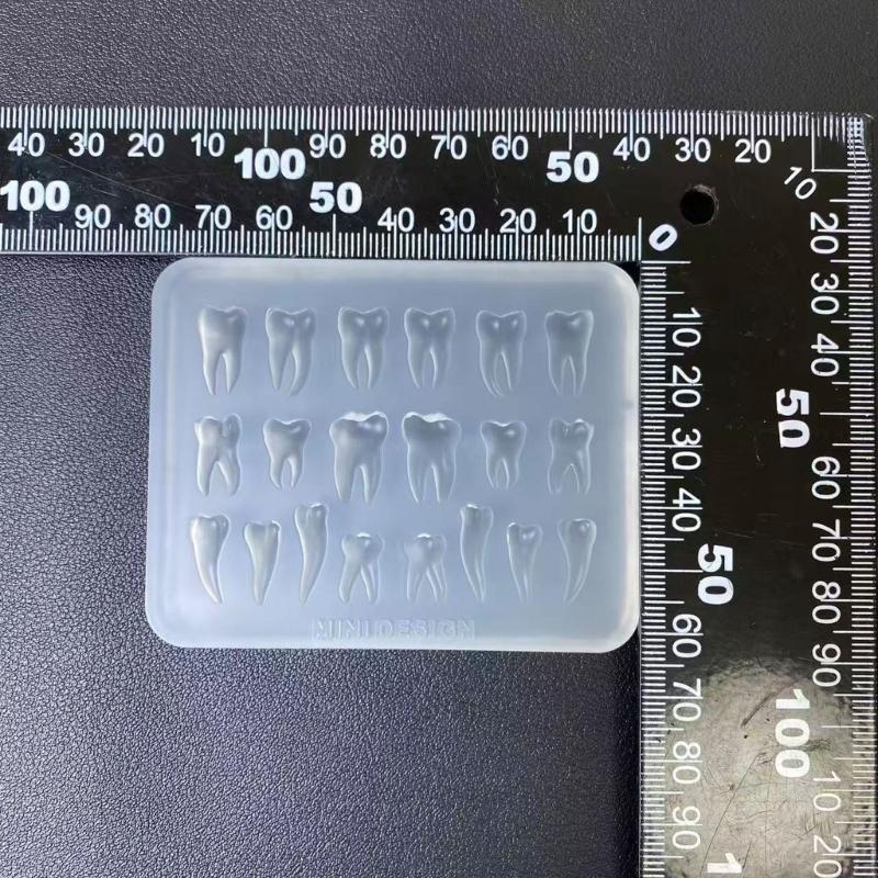 Easy To Use Silicone Dental Mould for Beginners Creating Teeth Shapes In Craft with Food Safe Materials
