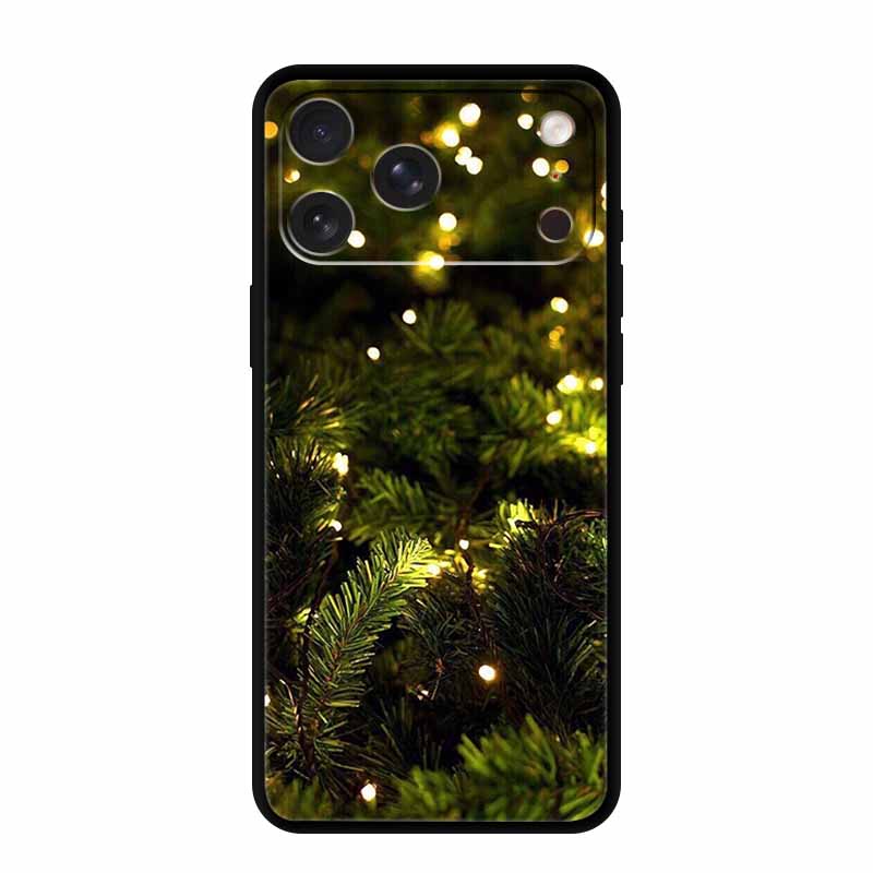 For iPhone 17 Pro Max Cover iPhone17 Pro Back Protective Phone Case For iPhone 17 Air Santa Christmas Soft Silicone TPU Coque