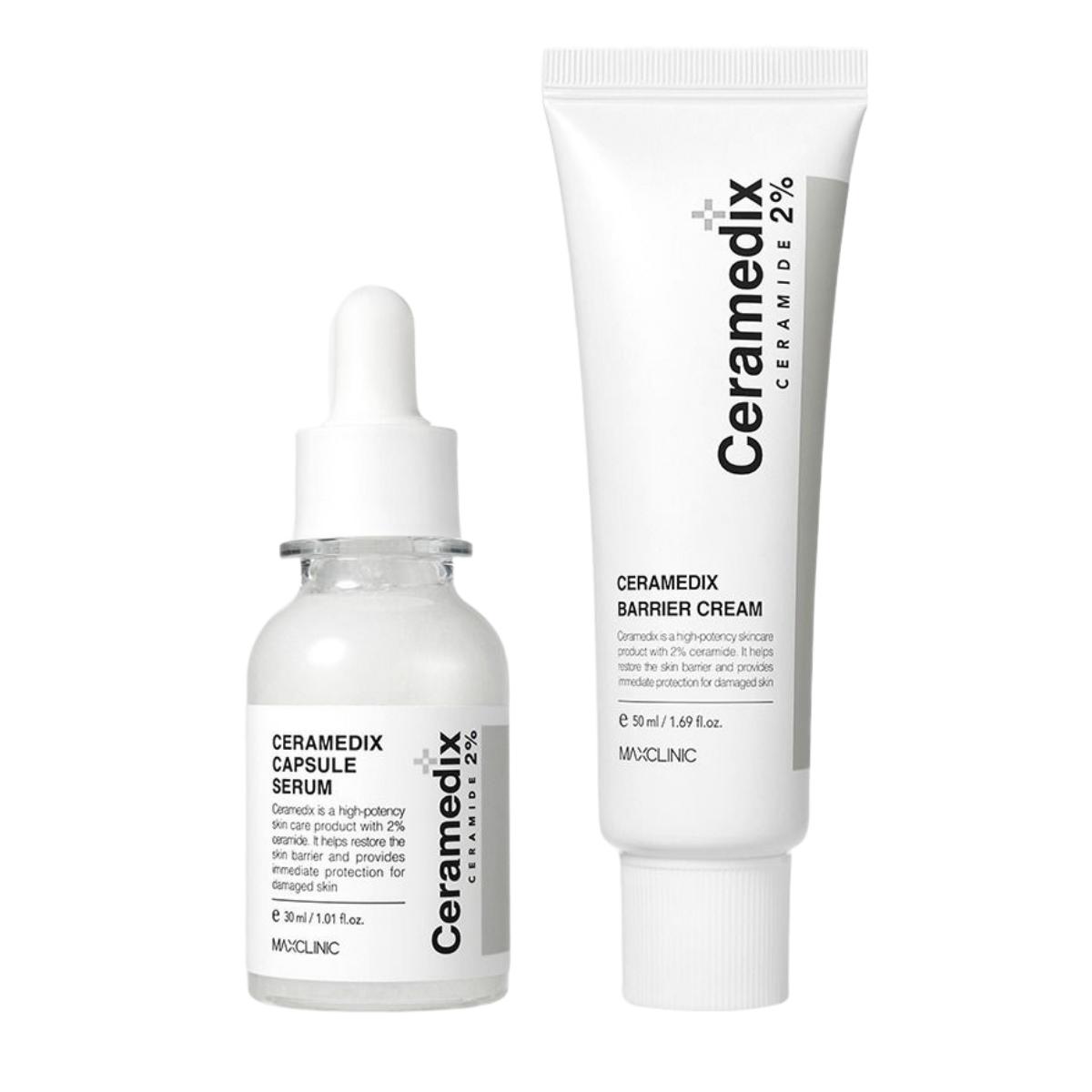 MAXCLINIC Ceramediq Serum 30ml & Cream 50ml Hydrating Skin Barrier Care 2pc Set