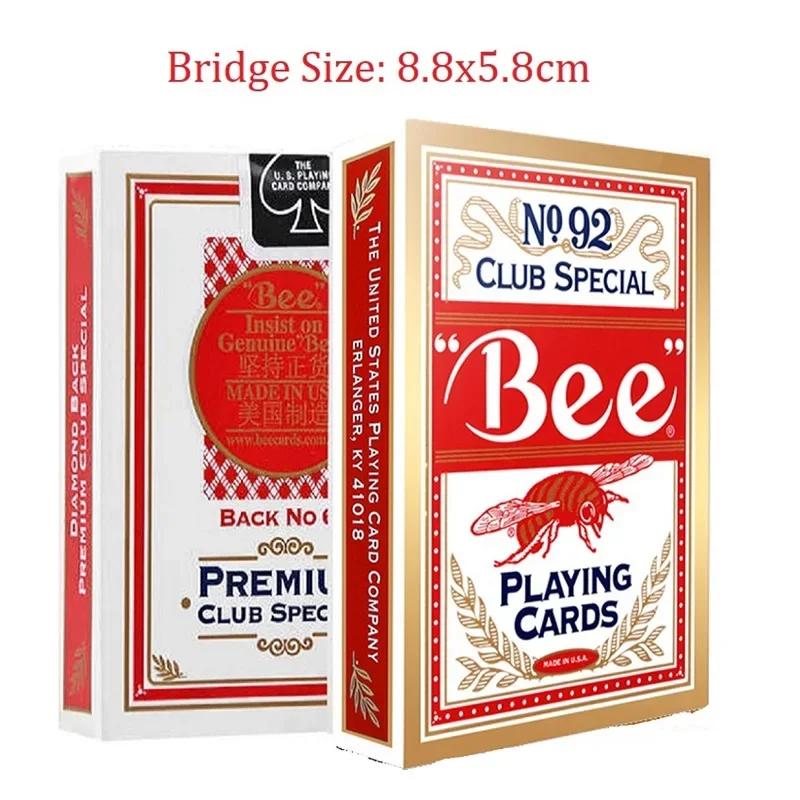 

Bee Playing Cards NO.92 Club Special Deck Bridge Size USPCC Poker Magic Card Games Mgaic Tricks Props for Magician Tricks красный