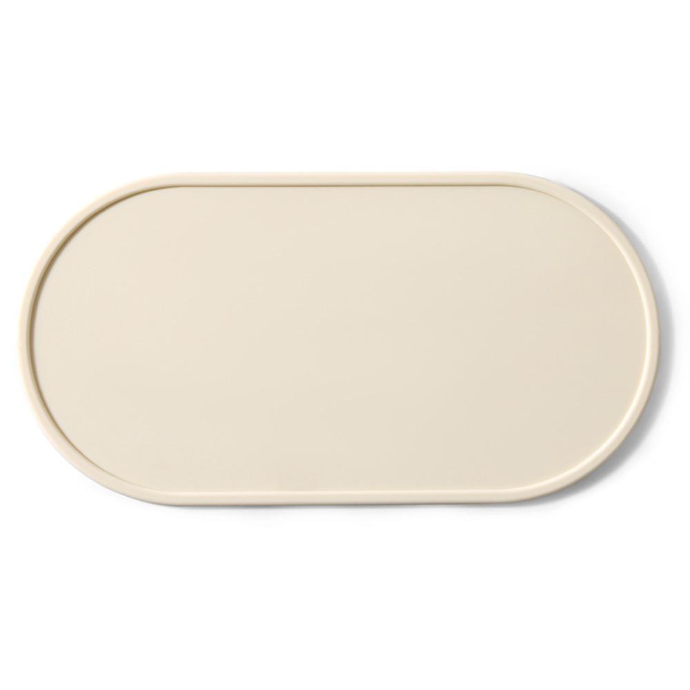 Anti Slip Seasoning Bottle Storage Tray Washable Soap Dispenser Tray Silicone Vanity Tray  Dessert