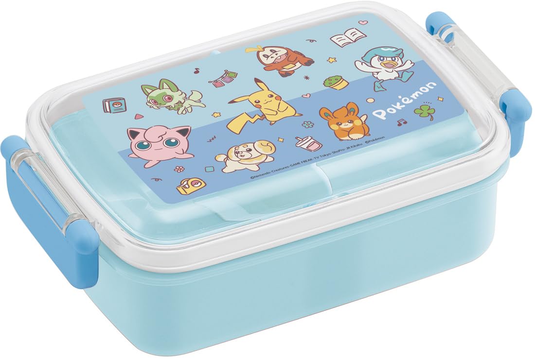 Ланч-бокс Skater Bento Joyful, Made in Box, 450 мл, Дизайн Pokémon, Антибактериальный, Для детей, Япония, RBF3ANAG-A