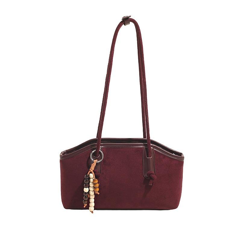 Large Capacity Retro Tote Bag Women's New Fashion Commuter Shoulder Underarm Bag Casual Handbag