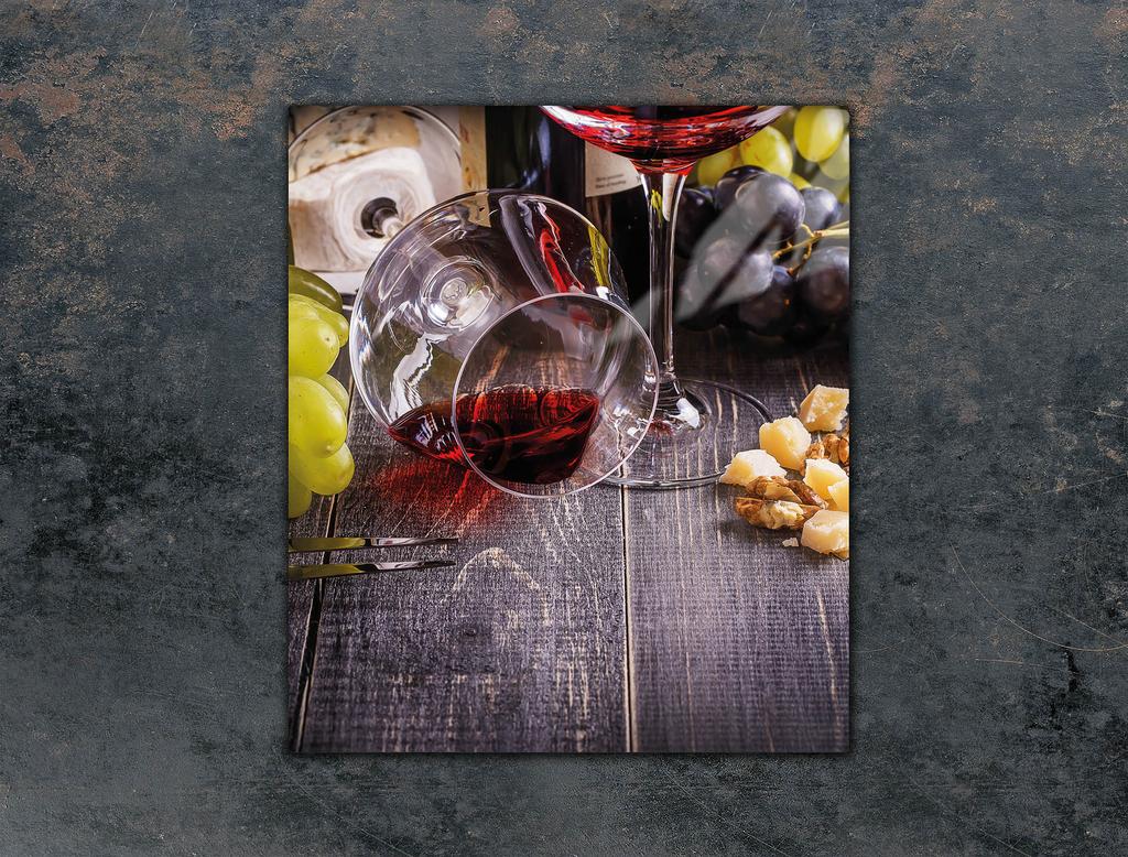 SZKLANA DESKA DO KROJENIA 45x52 WINO