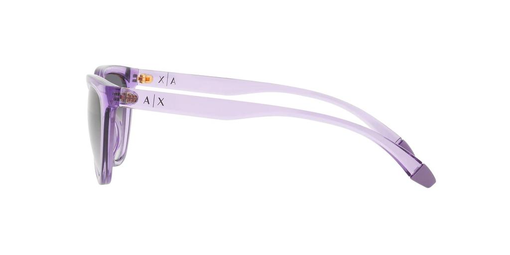 Sunglasses AX4130SU SHINY TRANSPARENT PURPLE GRADIENT BLUE Lens 56 [Armani Exchange] Frame/CLEAR