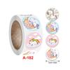 500pcs Cartoon Unicorn Sticker Kids Reward VintageSticker Gift Decoration Label Teacher Encouragement Student Stationery Sticker