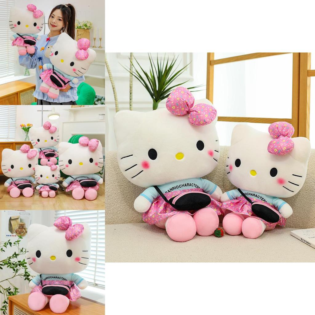 Hello Kitty Plush Stuffed Animal Soft Kitty Doll With Fiber Fill For Kids Gift Special Characters Included