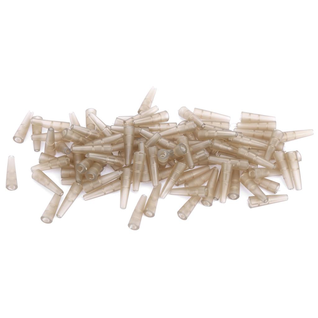 100 Sets 35MM Carp Fishing Fixing Line Connector Sleeve   Clip Tackle Accessory