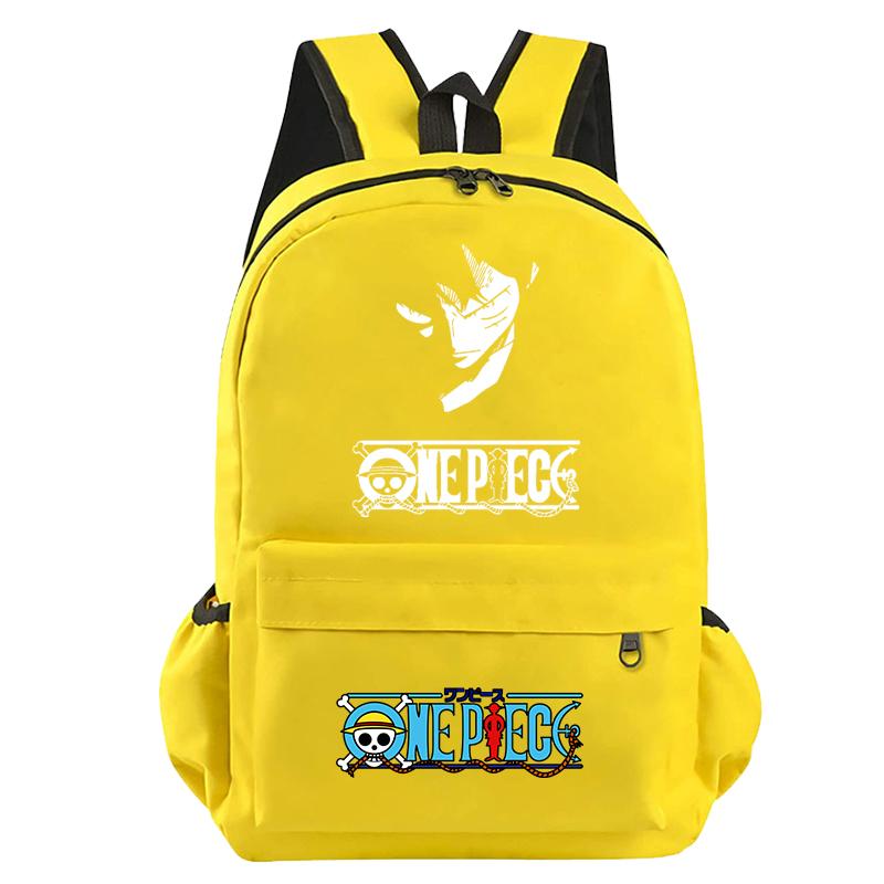 Anime One Piece Bag Large Capacity Sweet Soft Backpack for Boy Girl Children Teenager Back To School Bag Leisure Travel Bag College Canvas Bagpack