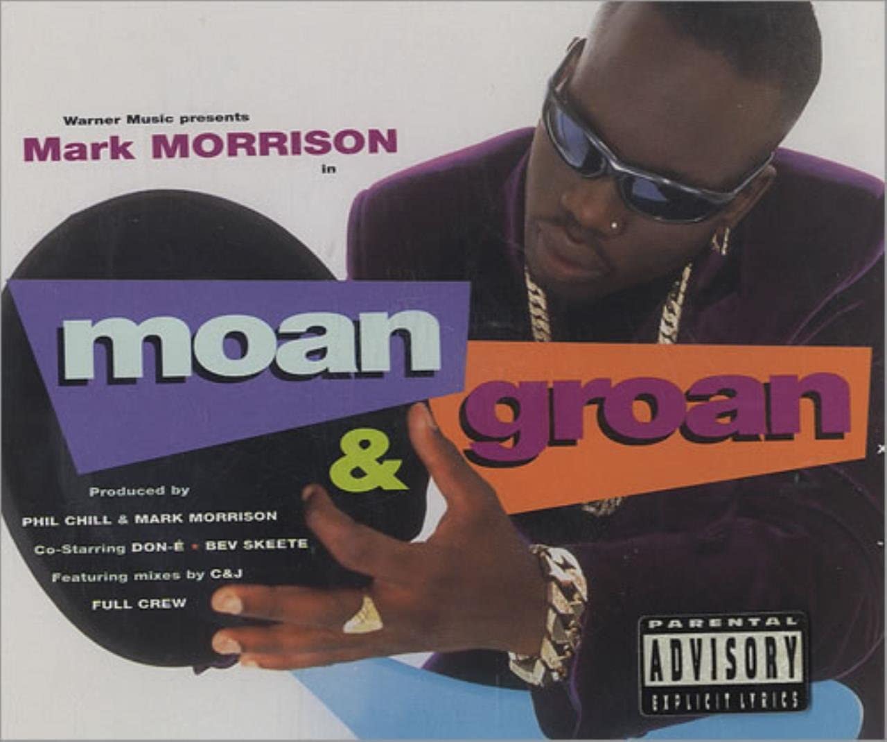 

CD MARK MORRISON - Moan & Groan WEA096CD1,06301 WEA 1997 US Rap & Hip-Hop/R&B Used
