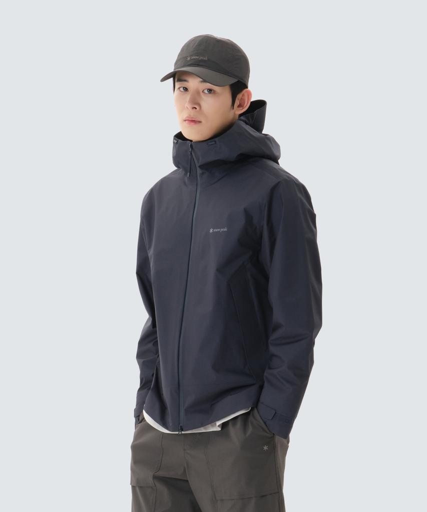 SNOWPEAK APPAREL Dri-Peak Lightweight 3L Waterproof Jacket (S26Zmpjk06) Vintage Blue