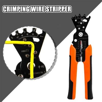 Multifunctional Special Wire Stripping Pliers for Electrician Cutting Wire Stripping Skin Pressing Wire Winding Scissors