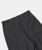 EXCONTAINER Classic One-Pleat Pin Stripe Trousers (Charcoal)