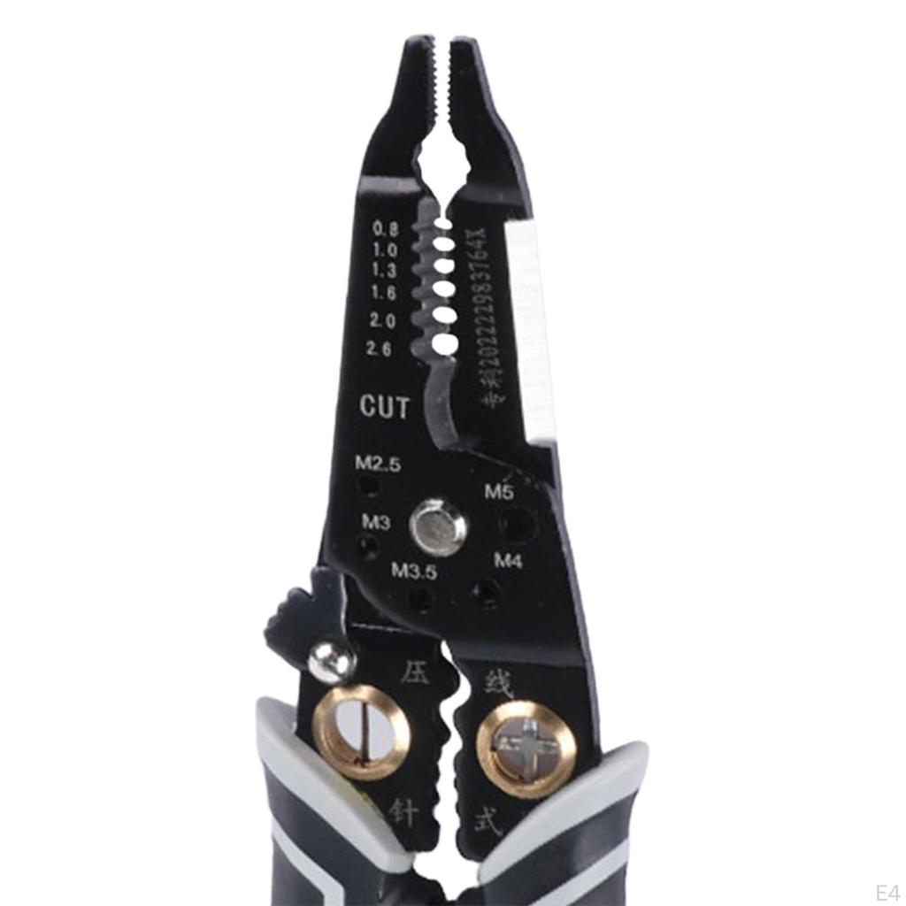 Draht-Crimpzange, Abisolierzange, multifunktionales Crimpwerkzeug für Industriekabel