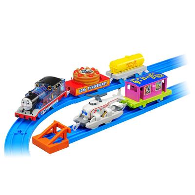Takara Tomy Plarail Thomas Thomas și prietenii 80 de ani de la publicarea originală Colecția de petreceri Thomas și Harold Jucărie cu tren tren Vârsta 3 și