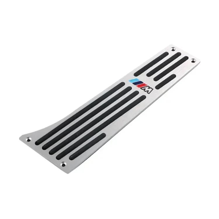 BYX1 X5 X7 For BMW 1set Aluminum Car Accelerator Pedal Mat for BMW F01 F02 F10 F20 F30 F31 F34 F48 F87 Car Accessories