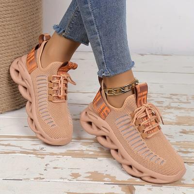 Women's Breathable Non-slip Chunky Running Shoes, Lightweight And Comfortable Low Top Sneakers
