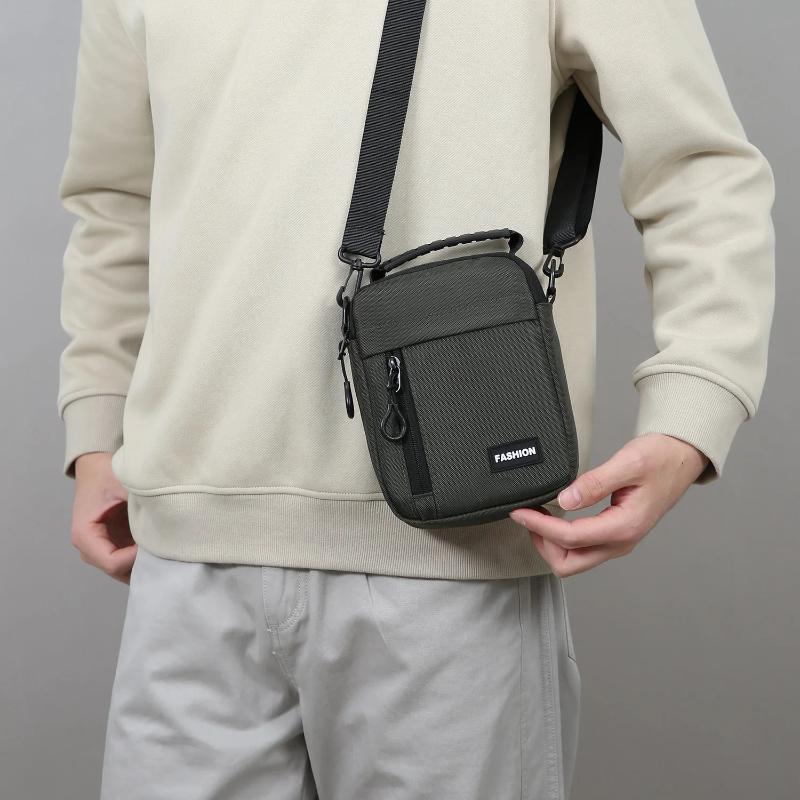 Men's Lightweight Multi-Wear Waist Bag – Convertible Crossbody Sling for Casual Shoulder or Hip Carry