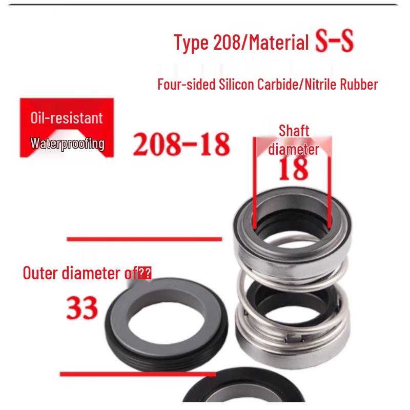 ZOEBE 208-18 Mechanical Seal 33MM