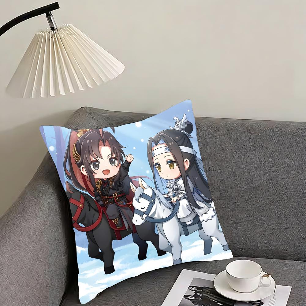MMo DaoO ZZu Shi TV Series Cushion Cover Pillowcase Ultra Soft Skin Friendly Fabric Cloud Like Comfort Concealed Zipper