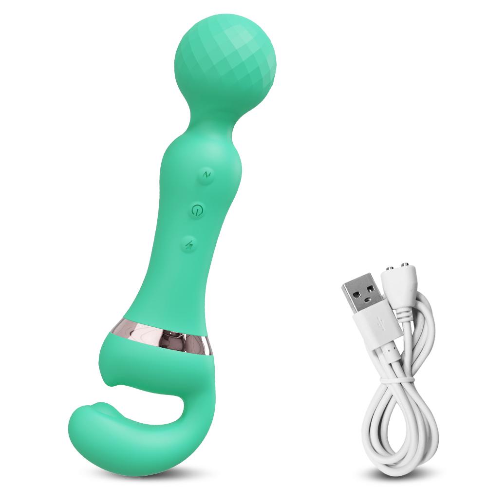 3 In 1 AV Wand Vagina Vibrator for Women Clitoris G-Spot Nipples Stimulator Female Masturbator Adult Goods Sex Toy for Women