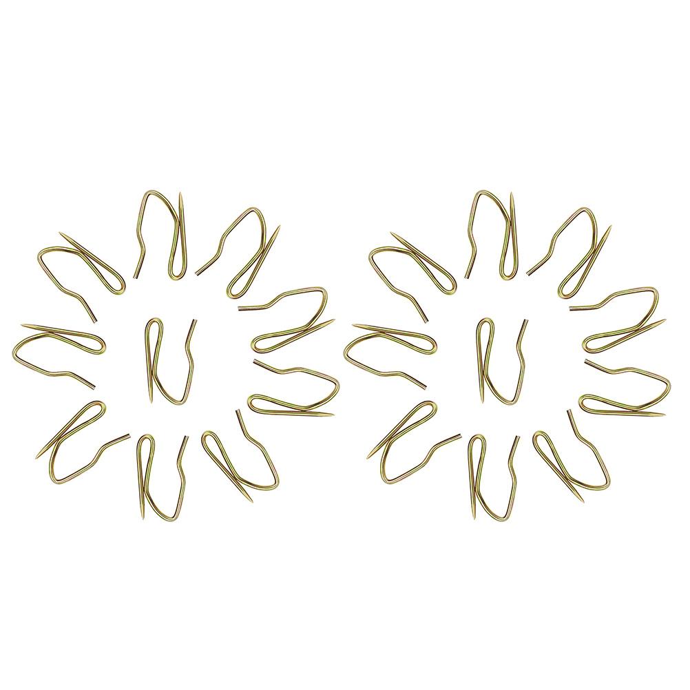 50Pcs Metal Curtain Hook Multifunctional Drapery Hook for Shower Curtain Window Accessories Sturdy Home Decoration Clips