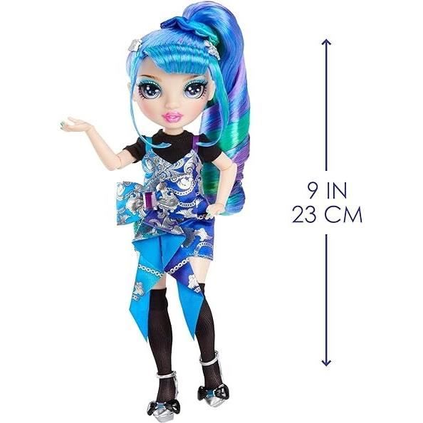 Poupée Mannequin Arc-en-Ciel 22cm - RAINBOW HIGH - Holly Devious - Version Junior High