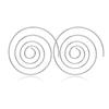 Hot Statement Brincos Hyperbole Spiral Stud Earring for Women Punk Sexy Jewelry Round Aretes Pendientes Boho Party Gift