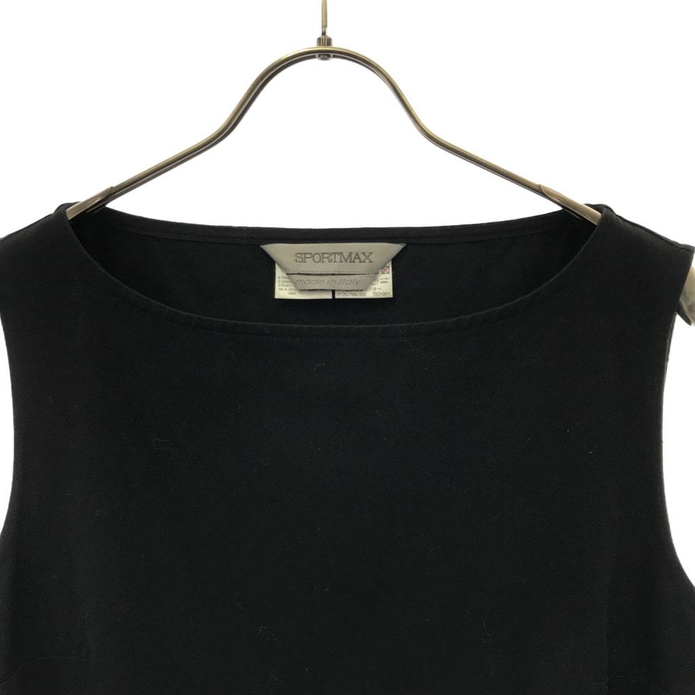 SPORTMAX made in Italy No sleeve one piece 40 black Women Used