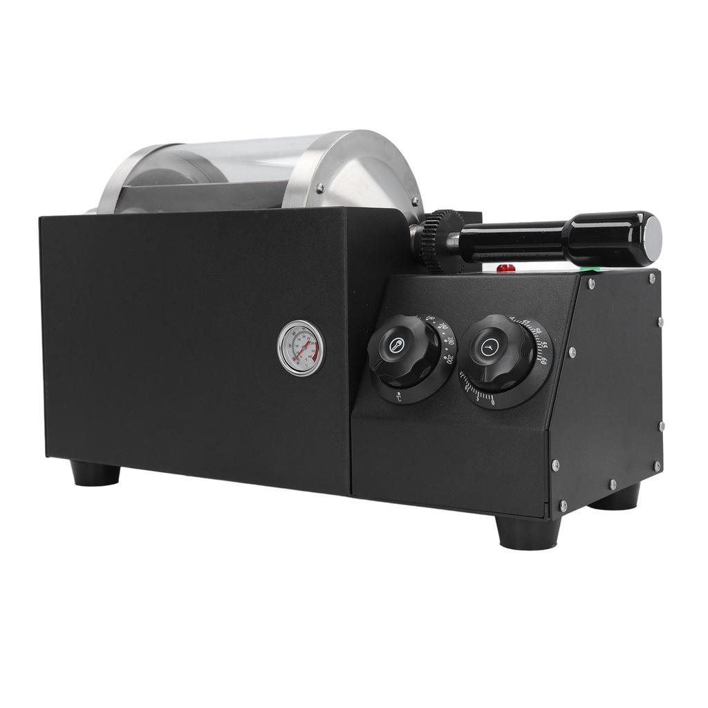 Coffee Bean Roaster Adjustable Temp Automatic Glass Coffee Bean Baker with Timer for Soybean Sesame