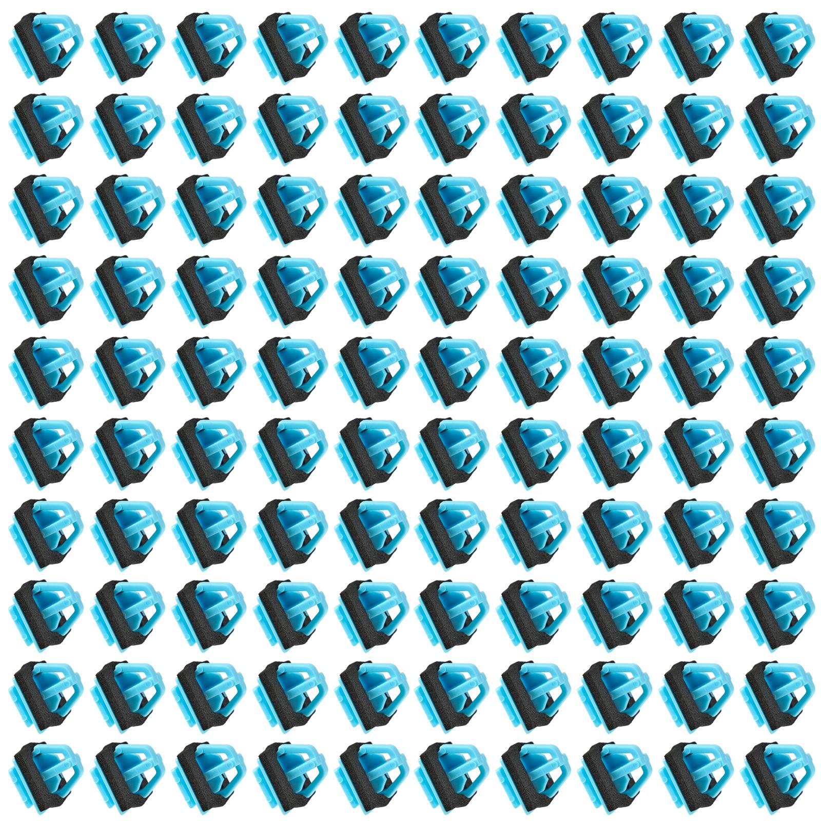 

100Pcs Side Rocker Panel Retainer Moulding Door Trim Clips Fastener Fit for Hyundai Santa Fe Kia Sportage 877561F000 87756-1F000 синий