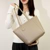 Large Bag Women's 2025 New High-end Texture Large-capacity Solid Color Commuter Shoulder Bag Versatile Trendy Hand-tote Bag
