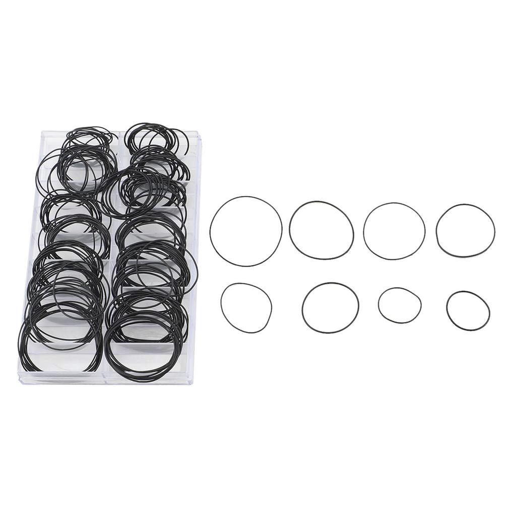 180 ks O-kroužků Těsnění zadního krytu hodinek 18 velikostí Těsnicí kroužek zadního krytu hodinek O-kroužek Gumová podložka pro opravu hodinek