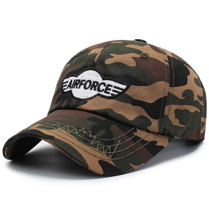 Northwood Cotton Mens Baseball Caps Camo Army Cap Summer Camouflage Baseball Cap Dad Hat