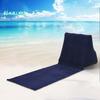 Outdoor Camping Pillow Triangular Cushion PVC Flocking Inflatable Pillow Portable Folding Summer Beach Lying Pillow Outdoor Travel Equipment