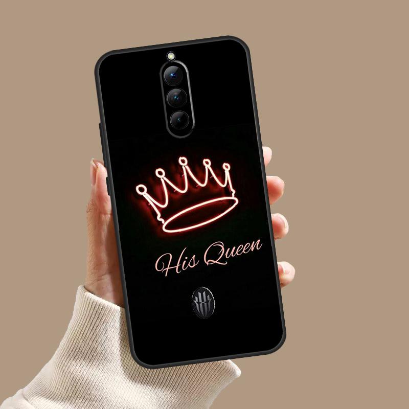 King Queen Couple Lovers Case For ZTE Nubia Red Magic 11 10S 9S 8S 8 9 10 Pro Plus 6 7 6S 7S Pro 5G 6R 10 Air Cover