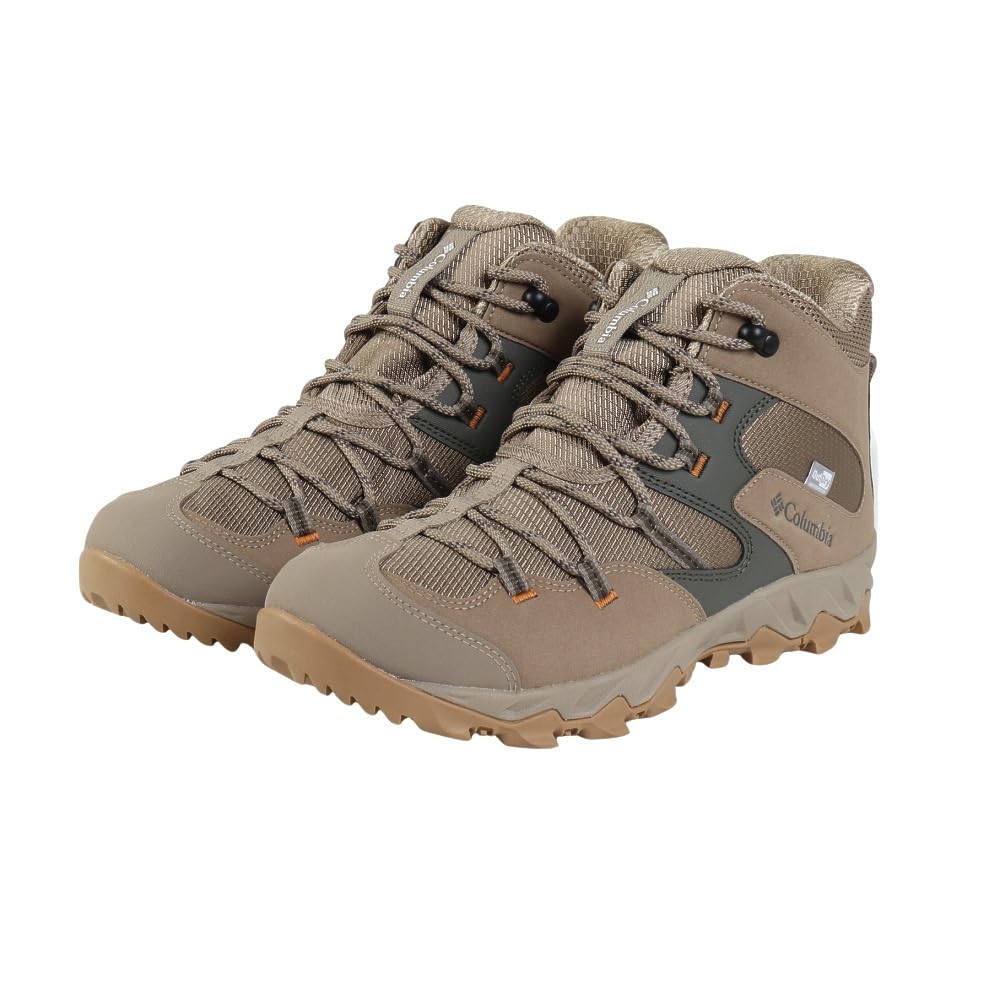 Columbia Saber Five Mid Outdry Lightweight Waterproof Hiking Size YM8135 297 Men s Shoes, High-Top, Khaki, 26.0,
