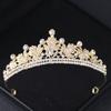 Baroque Vintage Crystal Rhinestone Tiaras And Crowns Diadems Headbands For Women Bride Wedding Hair Accessories Jewelry Band