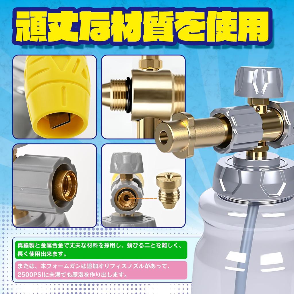 Kärcher Foam Cancer Foam Car Washable Karcher K2 to K7 Kärcher Nozzle (For Yellow Karcher)