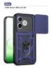 Funda For Honor 600 Lite Honor600 Pro 5G Armor Car Magnetic Ring Bracket Case For Honor 600 Pro Coque Slide Lens Protector Cover