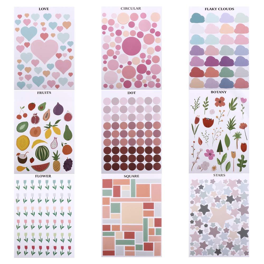 Supplies Album Diary Scrapbooking Stickers Stationery Stickers Decorative Decals Label Stickers