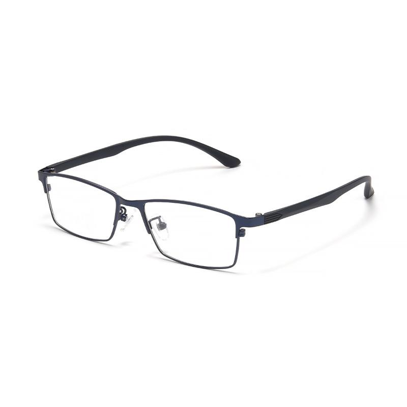 

New Titanium Men Square Frame Hyperopic Photochromic Anti Blue Ray Women Sunglasses Presbyopic Astigmatism Prescription Glasses Single Version&1.56&Anti Blue Ray синий