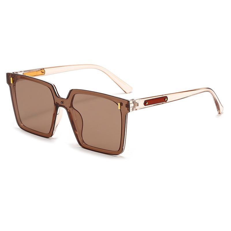 One-Piece Large-Frame Sunglasses, Women'S Tide Uv-Proof Glasses, Frames And Sunglasses.