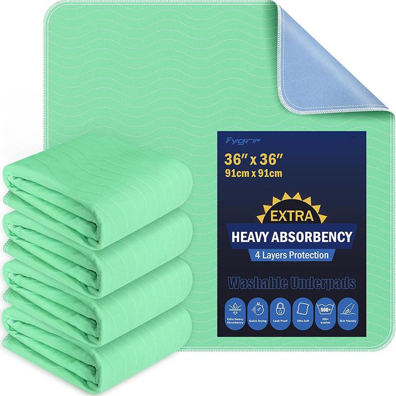 Extra Heavy Absorbency Washable Under Pads Quick Drying Nursing Pads Incontinence Bed Pads Reusable Washable Pee Pads For Pet