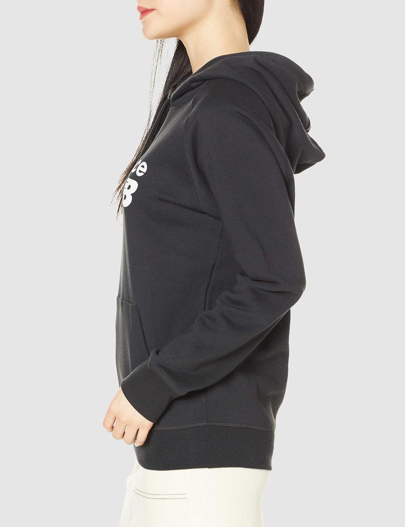 New Balance Core Fleece Hoodie Black Size L Women's (WT03810), Sweatshirt, Fleece-Lined, (BK),