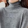 Srcr Women's 100% Cashmere High-Neck Hollow Knit Sweater