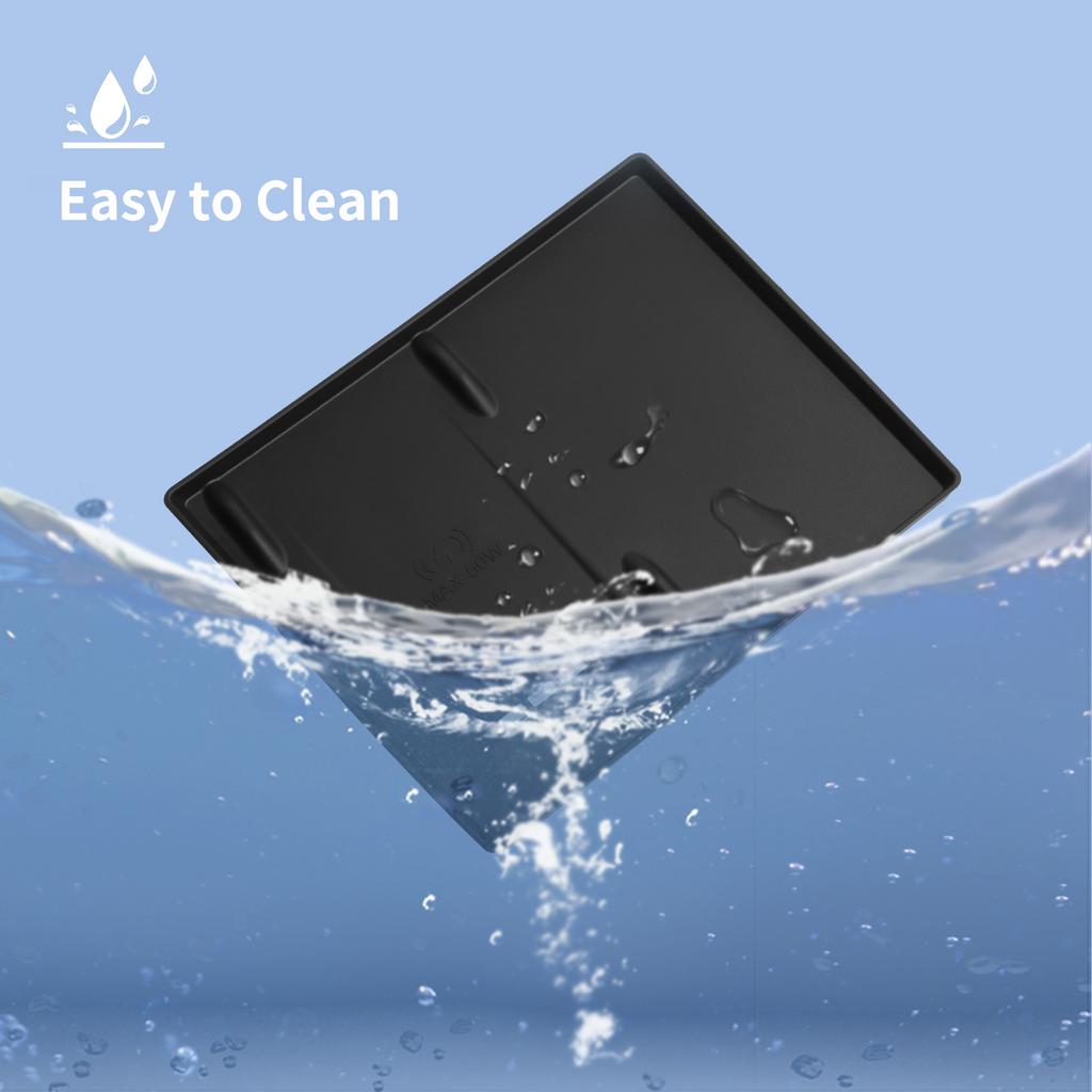 For BYD Tang L 2025 Silicone Wireless Charging Mat Non-slip Phone Protective Pad Charger Car Interior Accessories Black