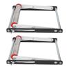 Foldable Material Support Bracket for Cutting Machines Height Adjustable from 55 to 135mm for User Convenience