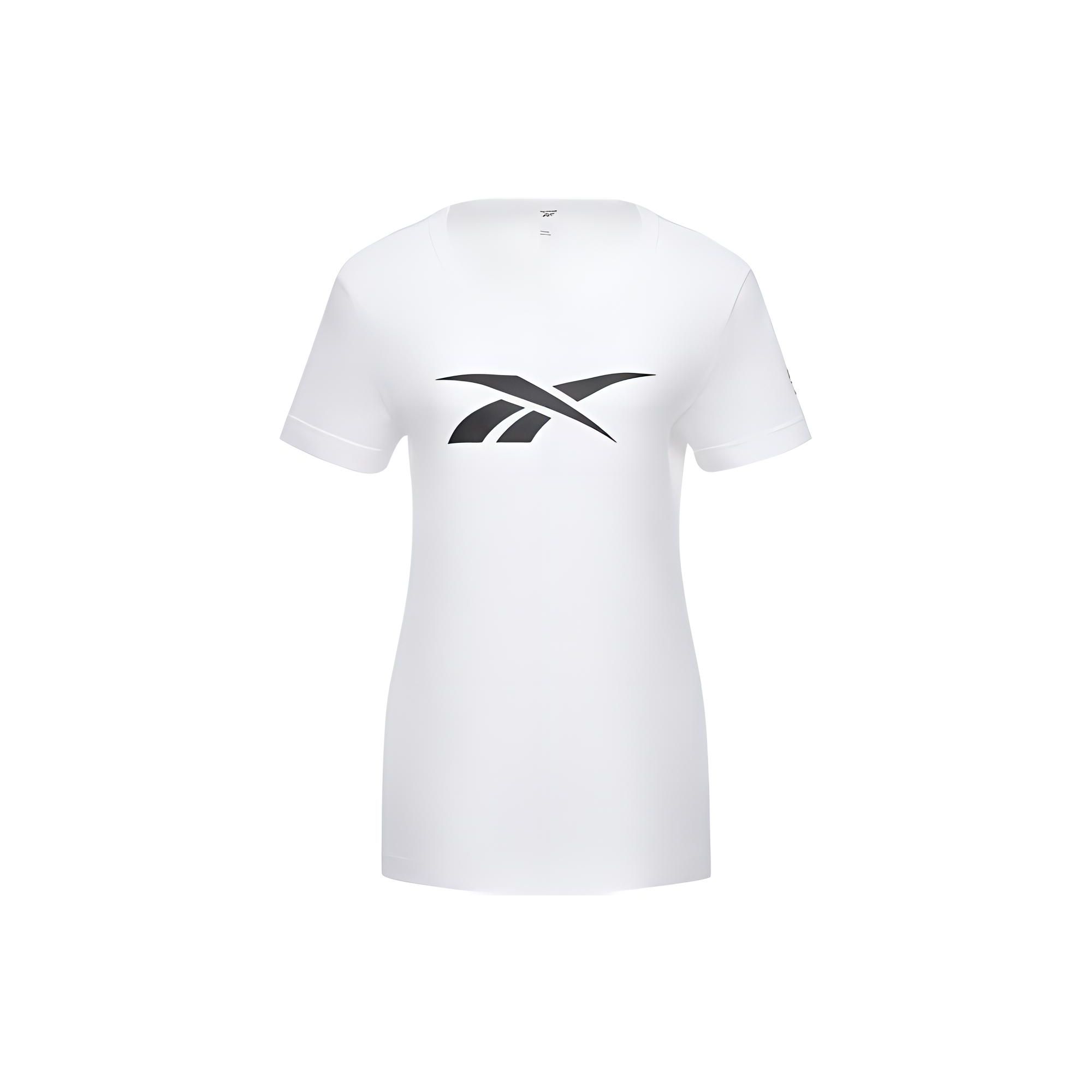 

Reebok Classic Logo Minimalist Sports Casual Versatile Short Sleeve T-Shirt Women tops White GV5522 S